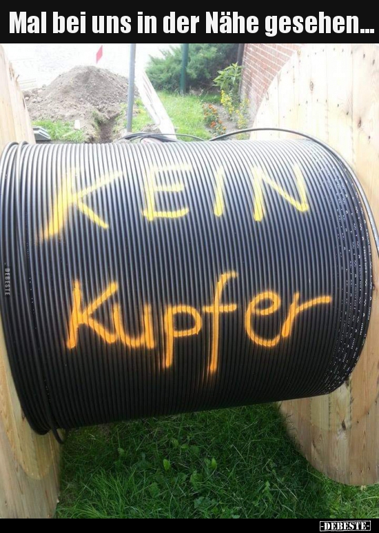 Mal bei uns in der Nähe gesehen...