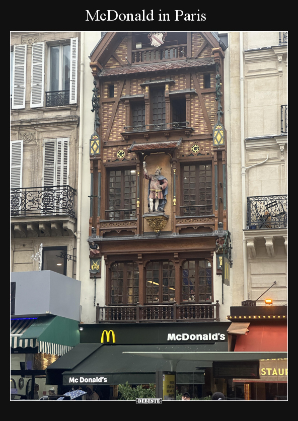 McDonald in Paris - Lustige Bilder | DEBESTE.de