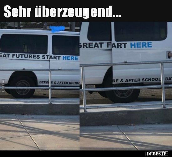 Sehr überzeugend...