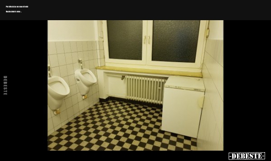 Praktisch, kann man direkt Nachschub holen...