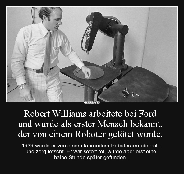 Robert Williams arbeitete bei Ford.. - Lustige Bilder | DEBESTE.de