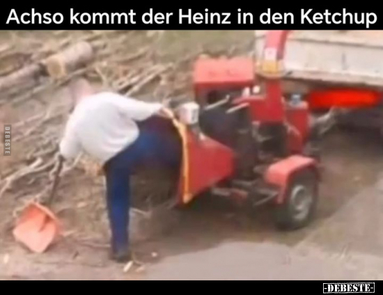 Achso kommt der Heinz in den Ketchup.. - Lustige Bilder | DEBESTE.de