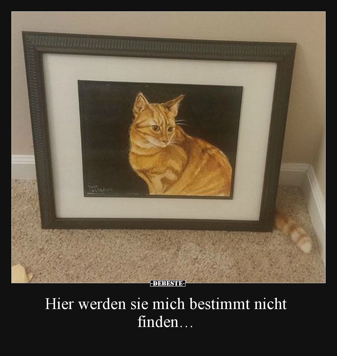 Hier werden sie mich bestimmt nicht finden…