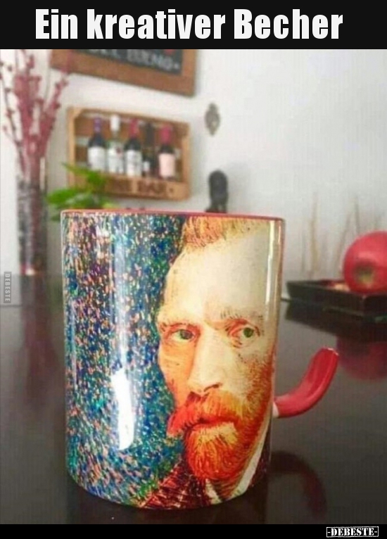 Ein kreativer Becher..