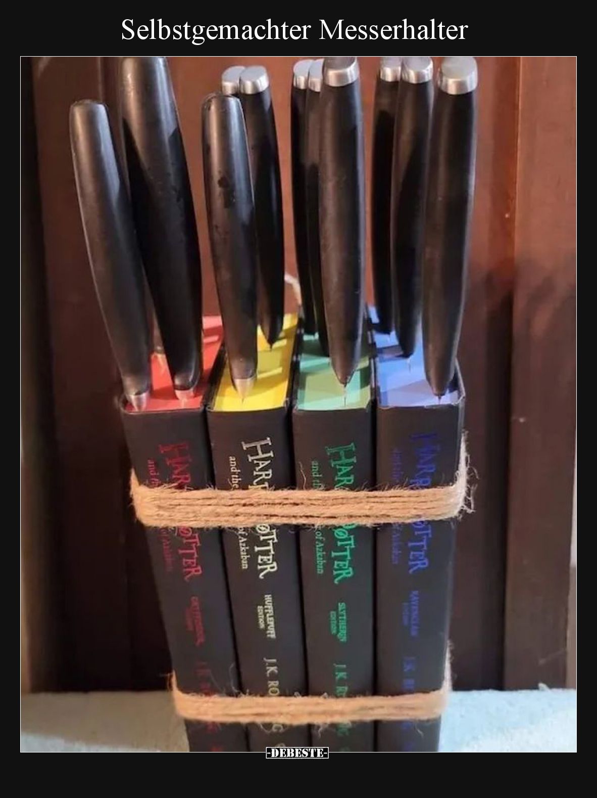 Selbstgemachter Messerhalter