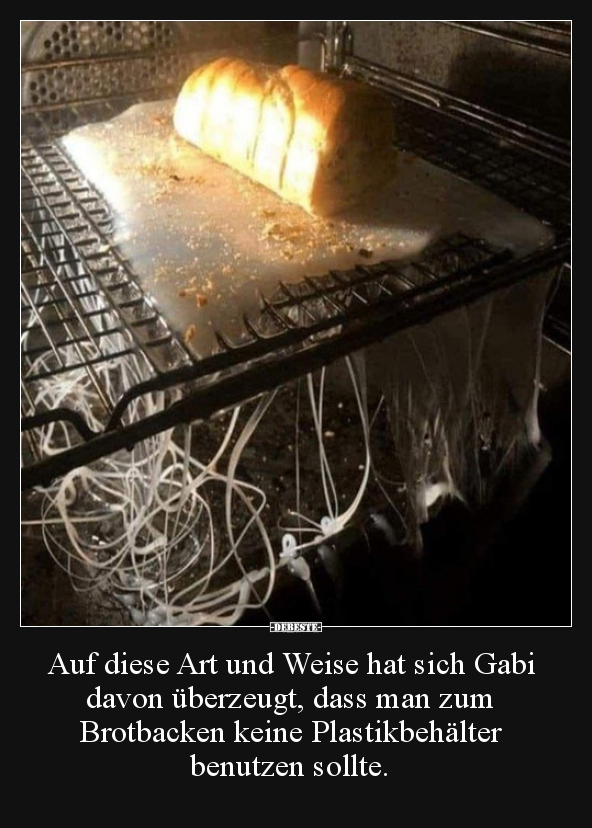 Auf diese Art und Weise hat sich Gabi davon überzeugt.. - Lustige Bilder | DEBESTE.de