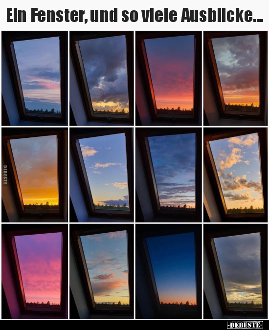 Ein Fenster, und so viele Ausblicke... - Lustige Bilder | DEBESTE.de