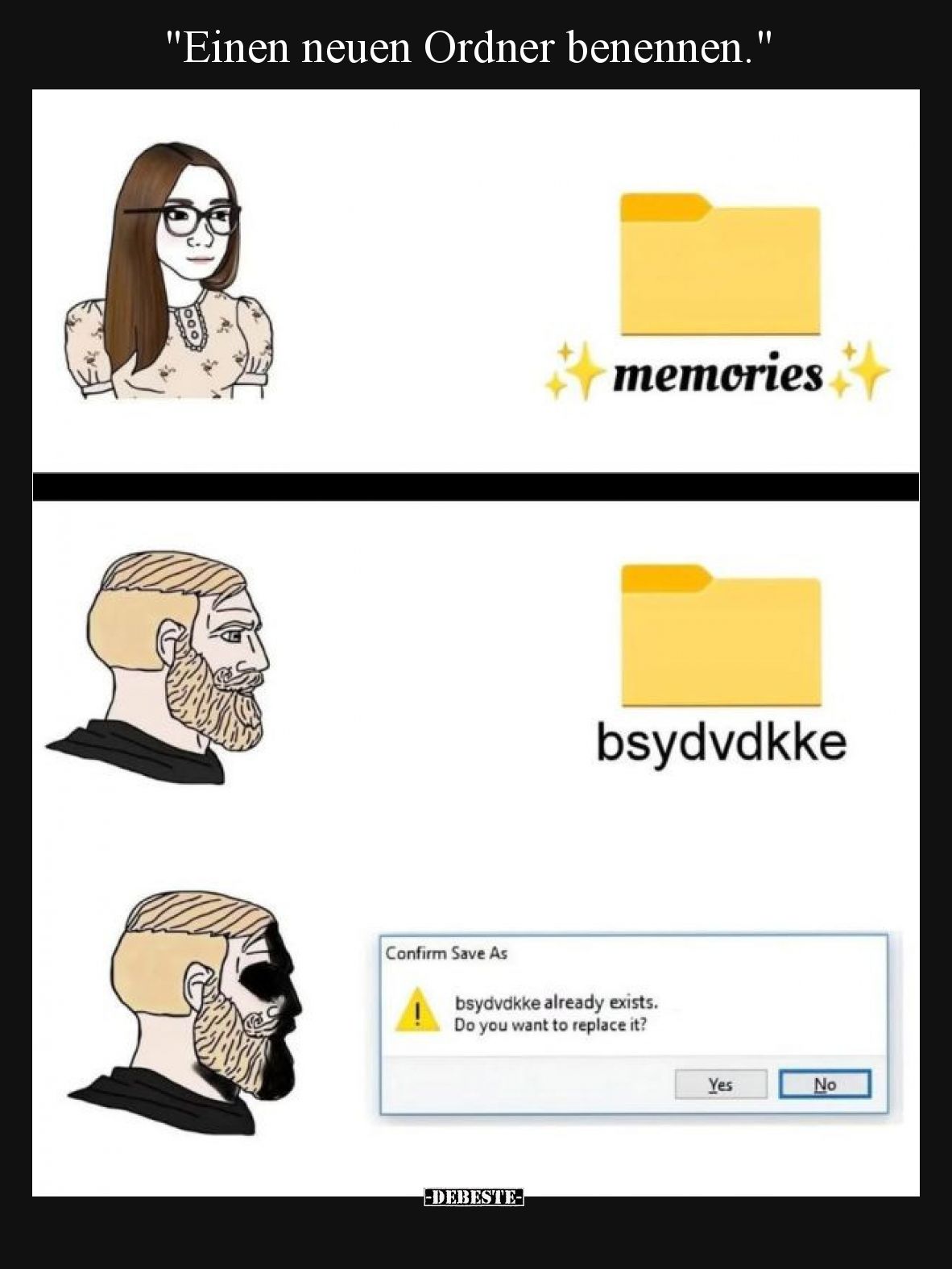 "Einen neuen Ordner benennen.".. - Lustige Bilder | DEBESTE.de