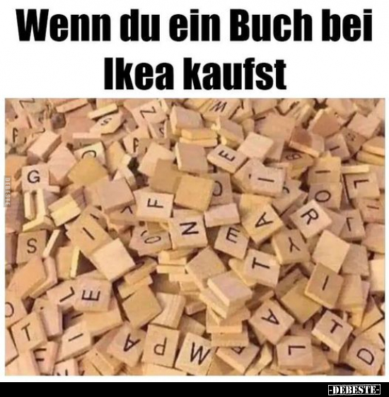 Wenn du ein Buch bei Ikea kaufst.. - Lustige Bilder | DEBESTE.de