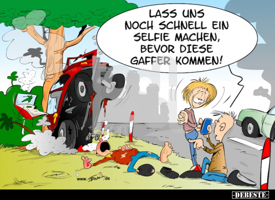 Lass uns noch schnell ein Selfie machen.. - Lustige Bilder | DEBESTE.de