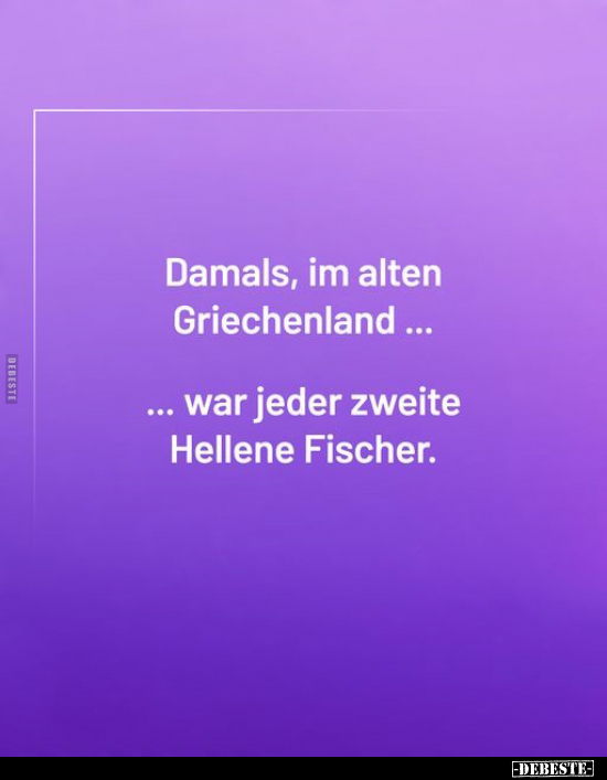 Damals, im alten Griechenland... - Lustige Bilder | DEBESTE.de