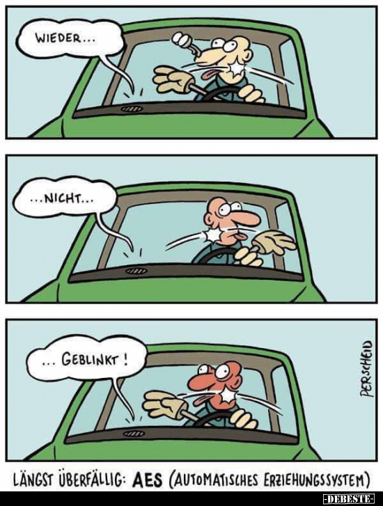 Wieder... ...nicht.... geblinkt!..