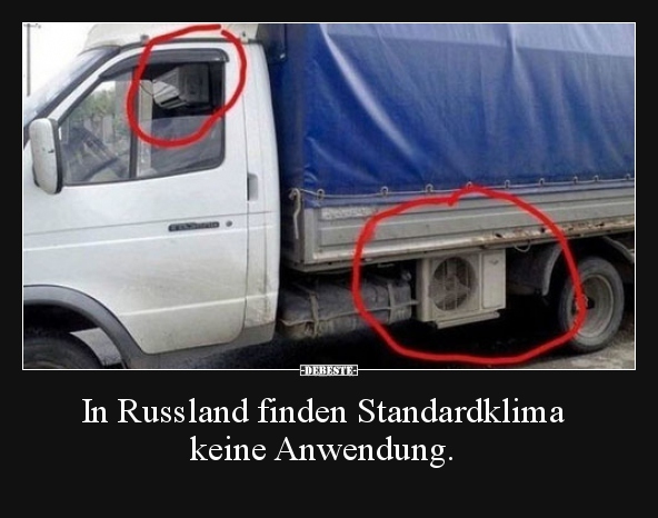 In Russland finden Standardklima keine Anwendung... - Lustige Bilder | DEBESTE.de