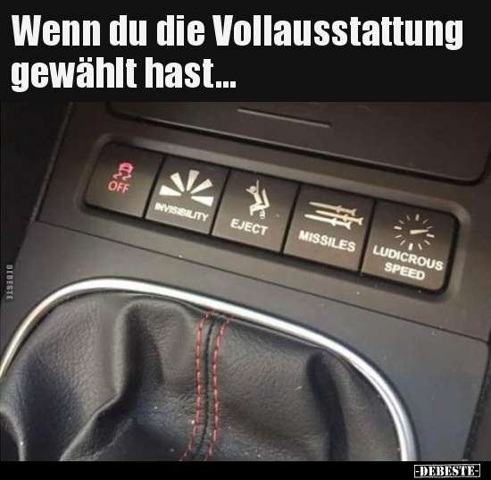 Wenn du die Vollausstattung gewählt hast...