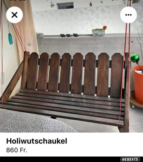 Holiwutschaukel.. - Lustige Bilder | DEBESTE.de