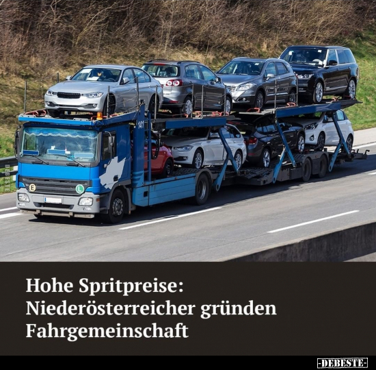 Hohe Spritpreise: Niederösterreicher gründen.. - Lustige Bilder | DEBESTE.de