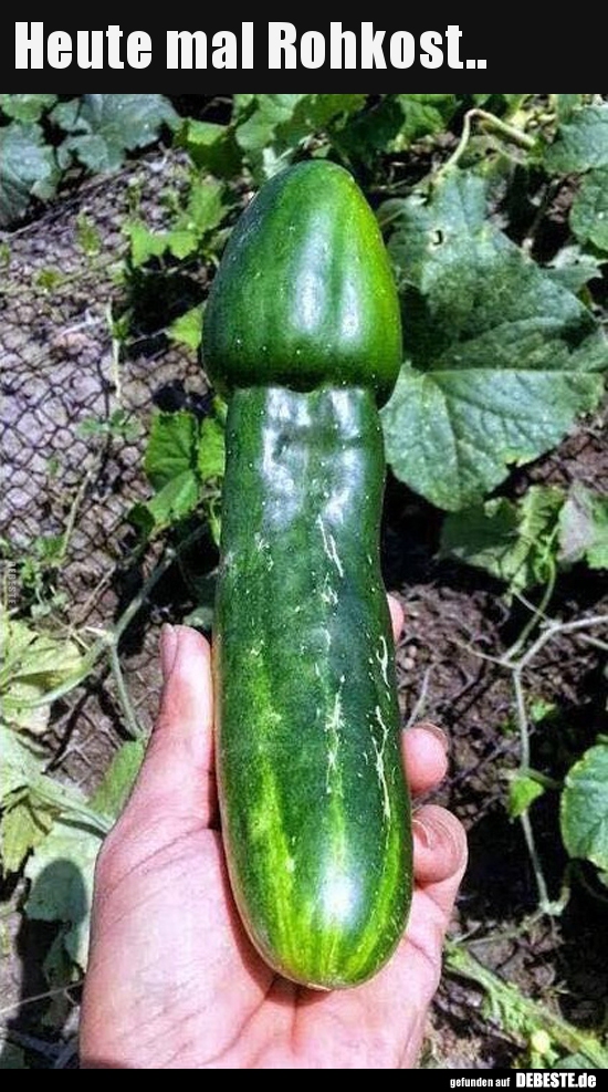 Heute mal Rohkost..