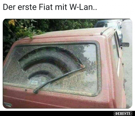 Der erste Fiat mit W-Lan.. - Lustige Bilder | DEBESTE.de