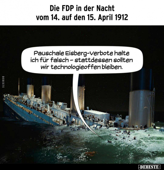 Die FDP in der Nacht vom 14. auf den 15. April.. - Lustige Bilder | DEBESTE.de