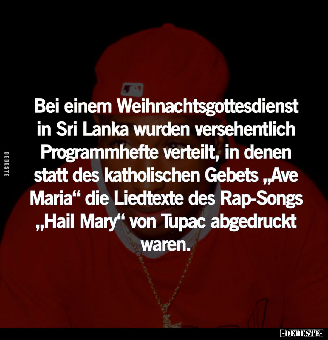 Bei einem Weihnachtsgottesdienst in Sri Lanka wurden versehentlich Programmhefte verteilt, in denen statt des katholischen Ge...