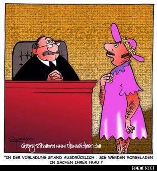 "In der Vorladung stand ausdrücklich: Sie werden vorgeladen.."