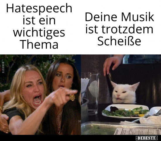 Hatespeech ist ein wichtiges Thema..