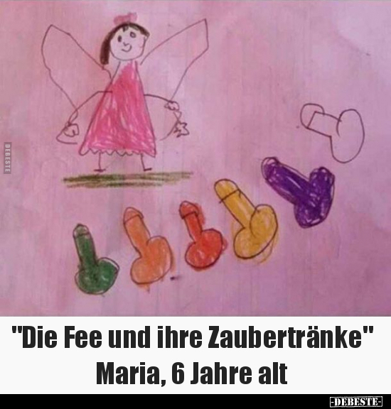 "Die Fee und ihre Zaubertränke"
Maria, 6 Jahre alt