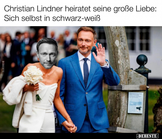 Christian Lindner heiratet seine große Liebe.. - Lustige Bilder | DEBESTE.de
