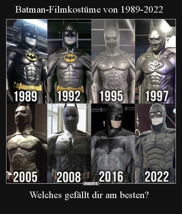 Batman-Filmkostüme von 1989-2022.. - Lustige Bilder | DEBESTE.de
