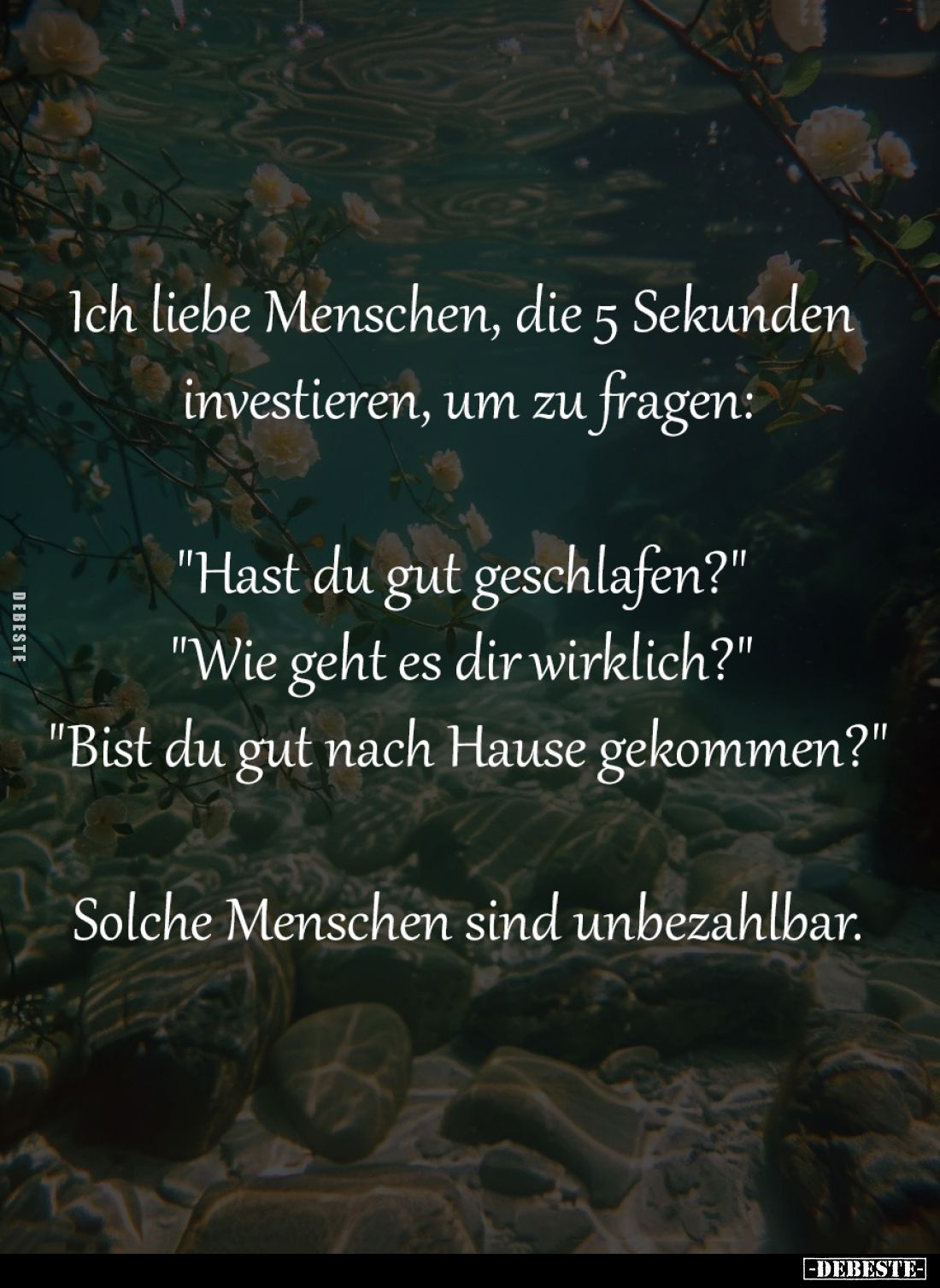 Ich liebe Menschen, die 5 Sekunden investieren... - Lustige Bilder | DEBESTE.de