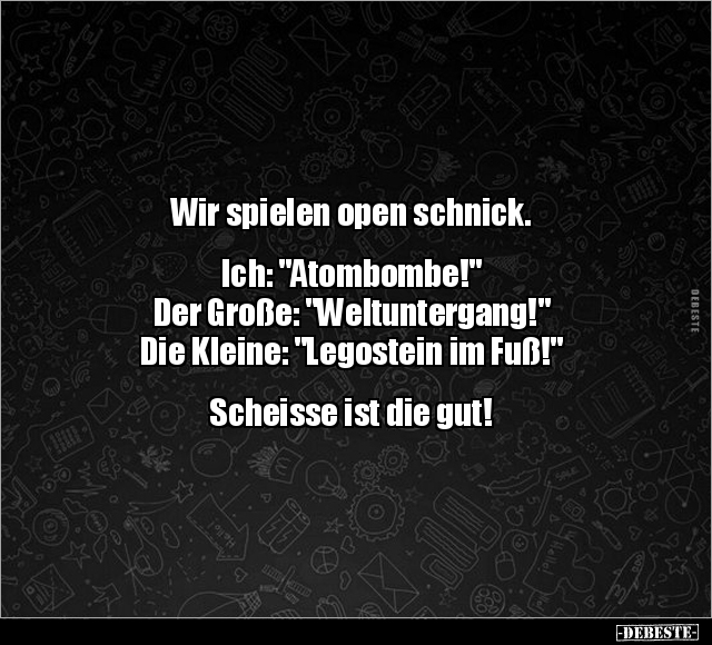 Wir spielen open schnick.. - Lustige Bilder | DEBESTE.de