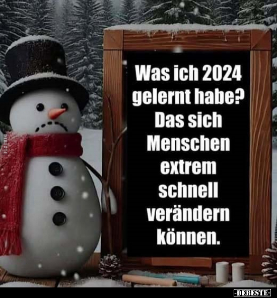 Was ich 2024 gelernt habe?.. - Lustige Bilder | DEBESTE.de