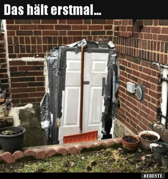 Das hält erstmal...