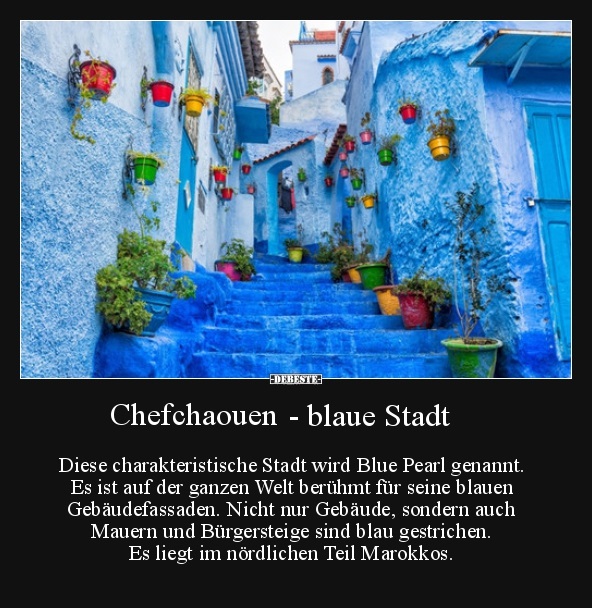 Chefchaouen - blaue Stadt..