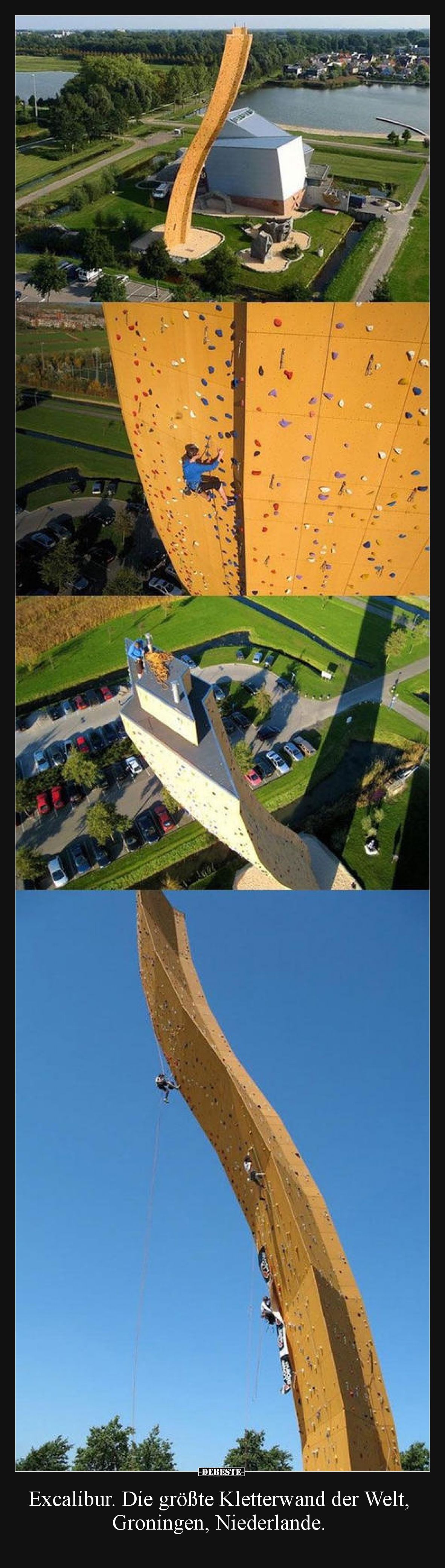 Excalibur. Die größte Kletterwand der Welt, Groningen, Niederlande
