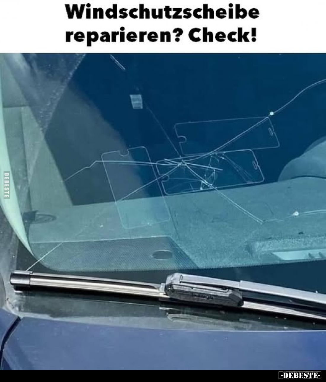 Windschutzscheibe reparieren? Check!