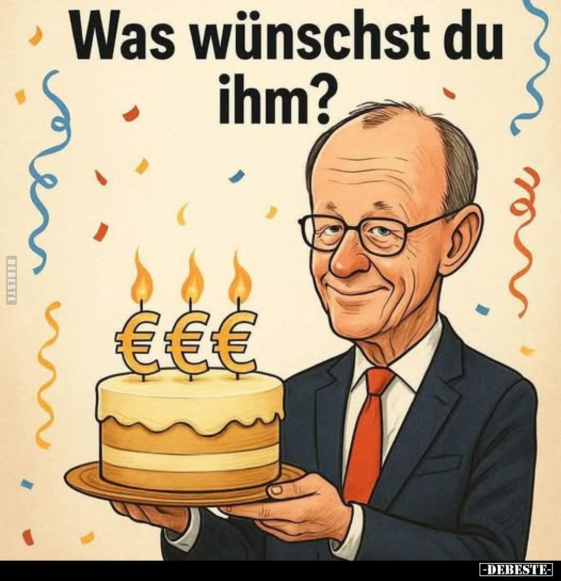 Was wünschst du ihm?