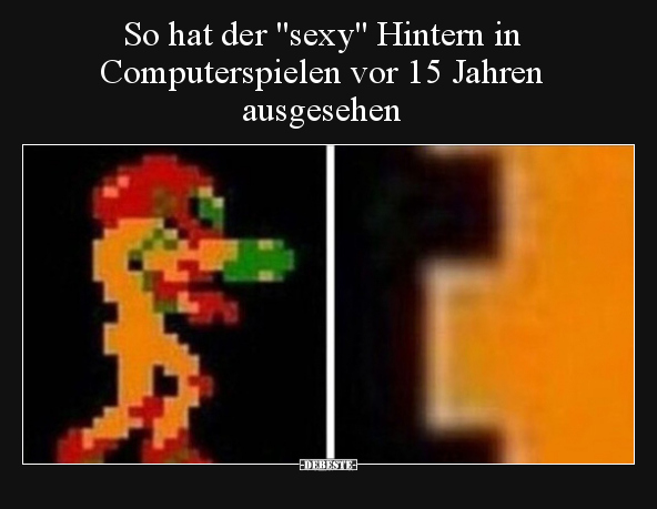 So hat der "s*exy" Hintern in Computerspielen vor 15 Jahren.. - Lustige Bilder | DEBESTE.de