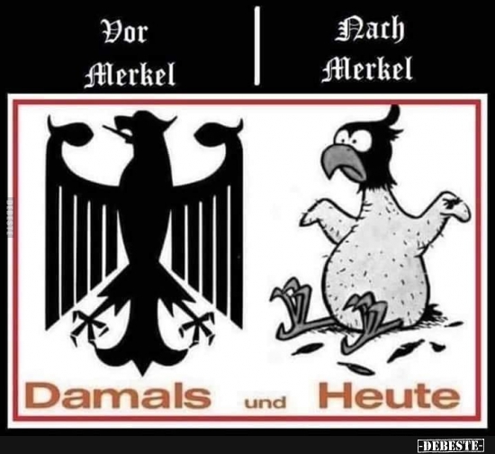 Vor Merkel / Nach Merkel. - Lustige Bilder | DEBESTE.de