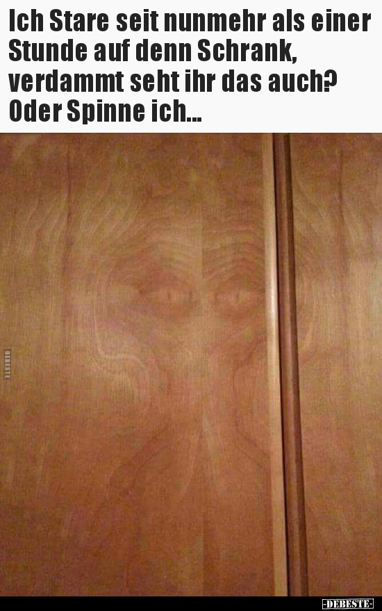 Ich Stare seit nunmehr als einer Stunde auf denn..