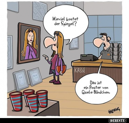 Wieviel kostet der Spiegel?.. - Lustige Bilder | DEBESTE.de
