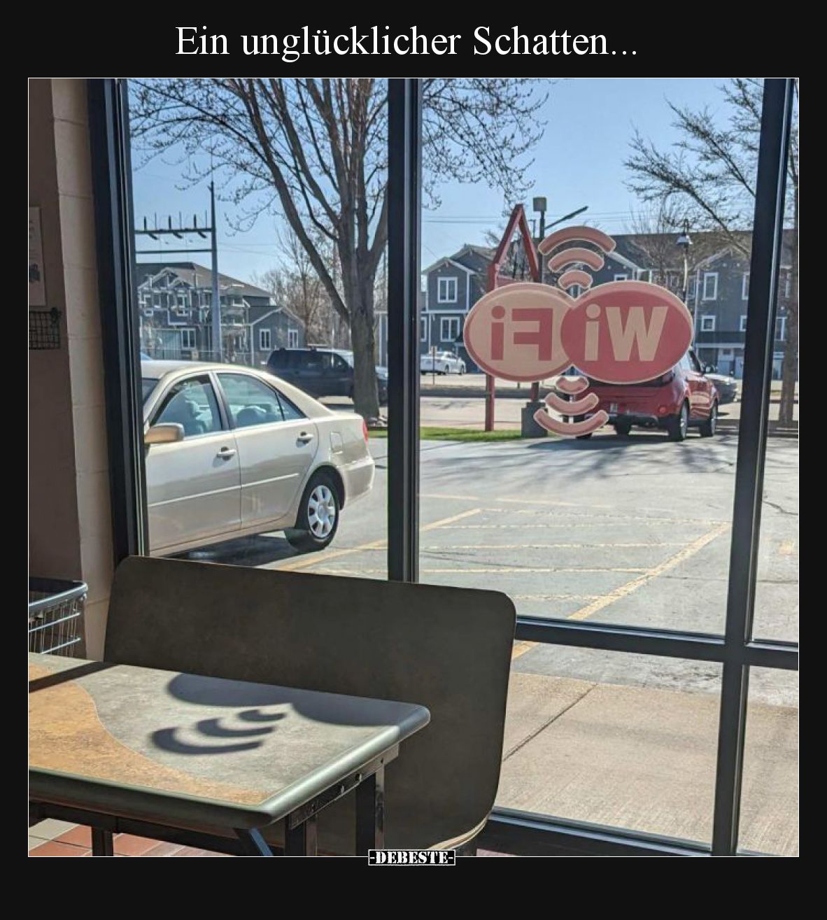 Ein unglücklicher Schatten... - Lustige Bilder | DEBESTE.de