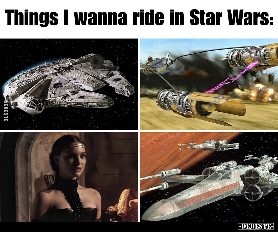 Things I wanna ride in Star Wars: