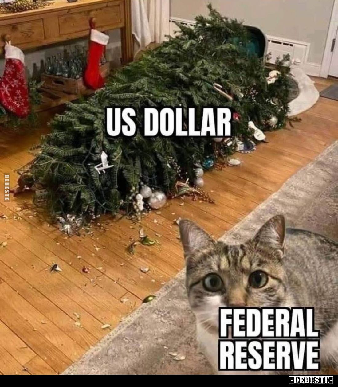 US Dollar.
-
Federal Reserve.