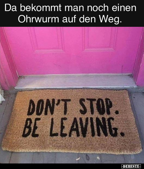 Da bekommt man noch einen Ohrwurm auf den Weg... - Lustige Bilder | DEBESTE.de