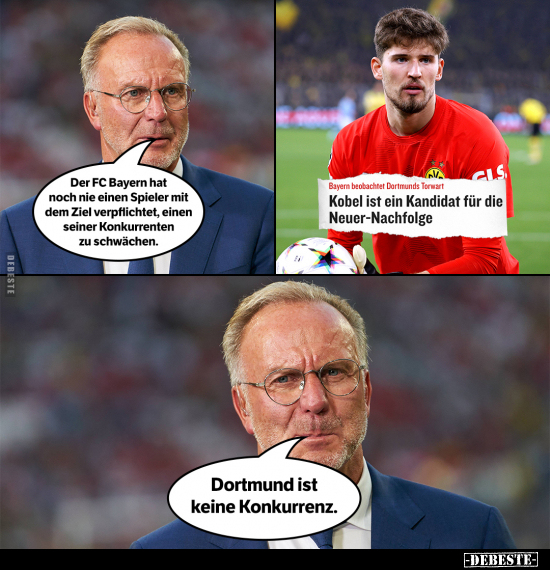 Der FC Bayern hat noch nie einen Spieler mit dem Ziel.. - Lustige Bilder | DEBESTE.de