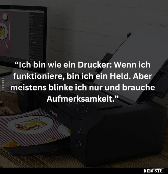 Drucker, Wenn, Held