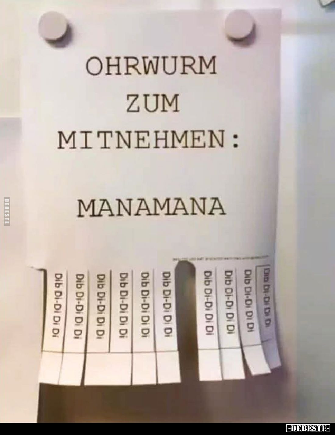 Ohrwurm zum Mitnehmen.