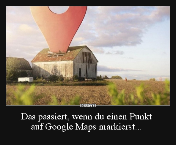 Das passiert, wenn du einen Punkt auf Google Maps.. - Lustige Bilder | DEBESTE.de