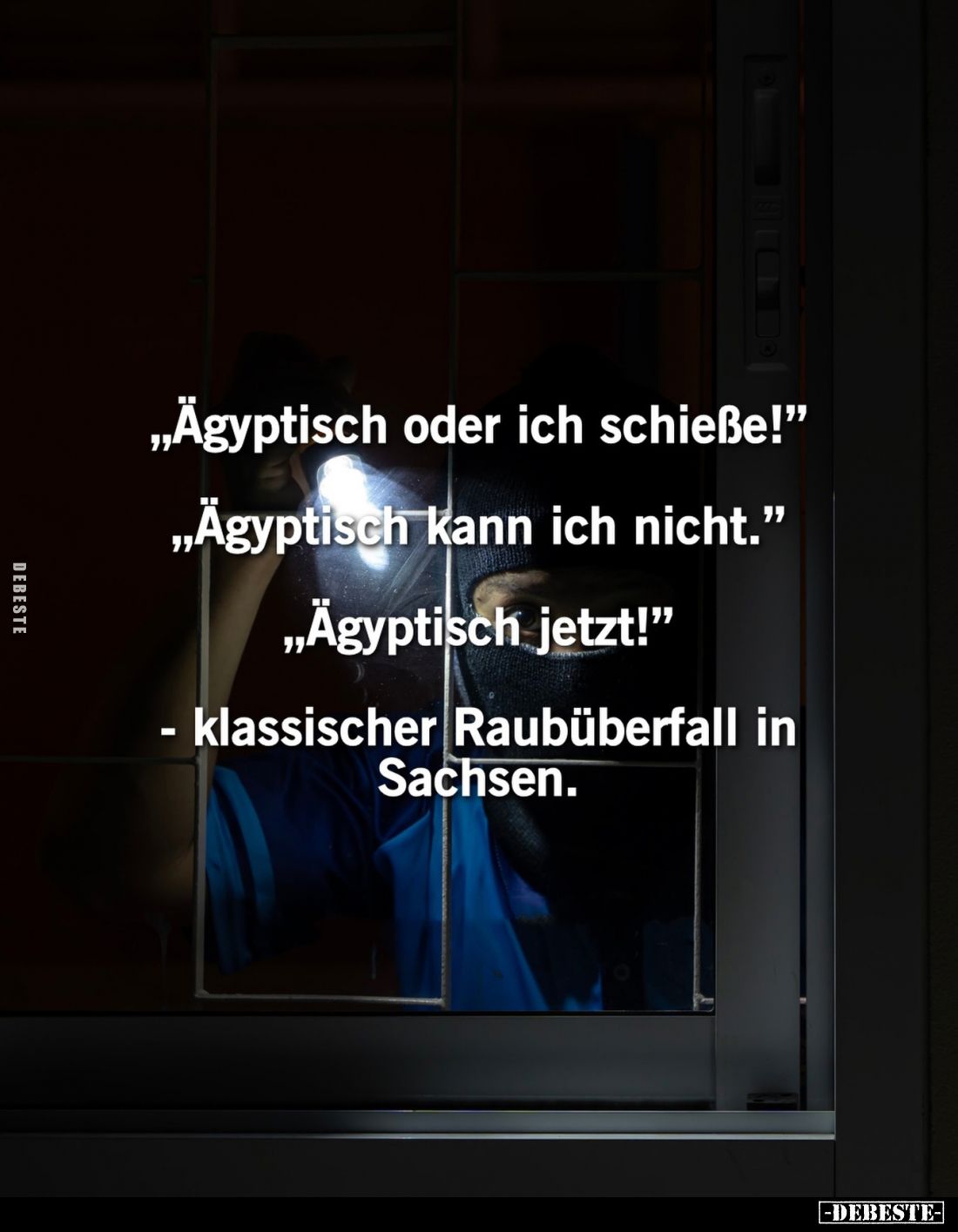 "Ägyptisch oder ich schieße!"... - Lustige Bilder | DEBESTE.de